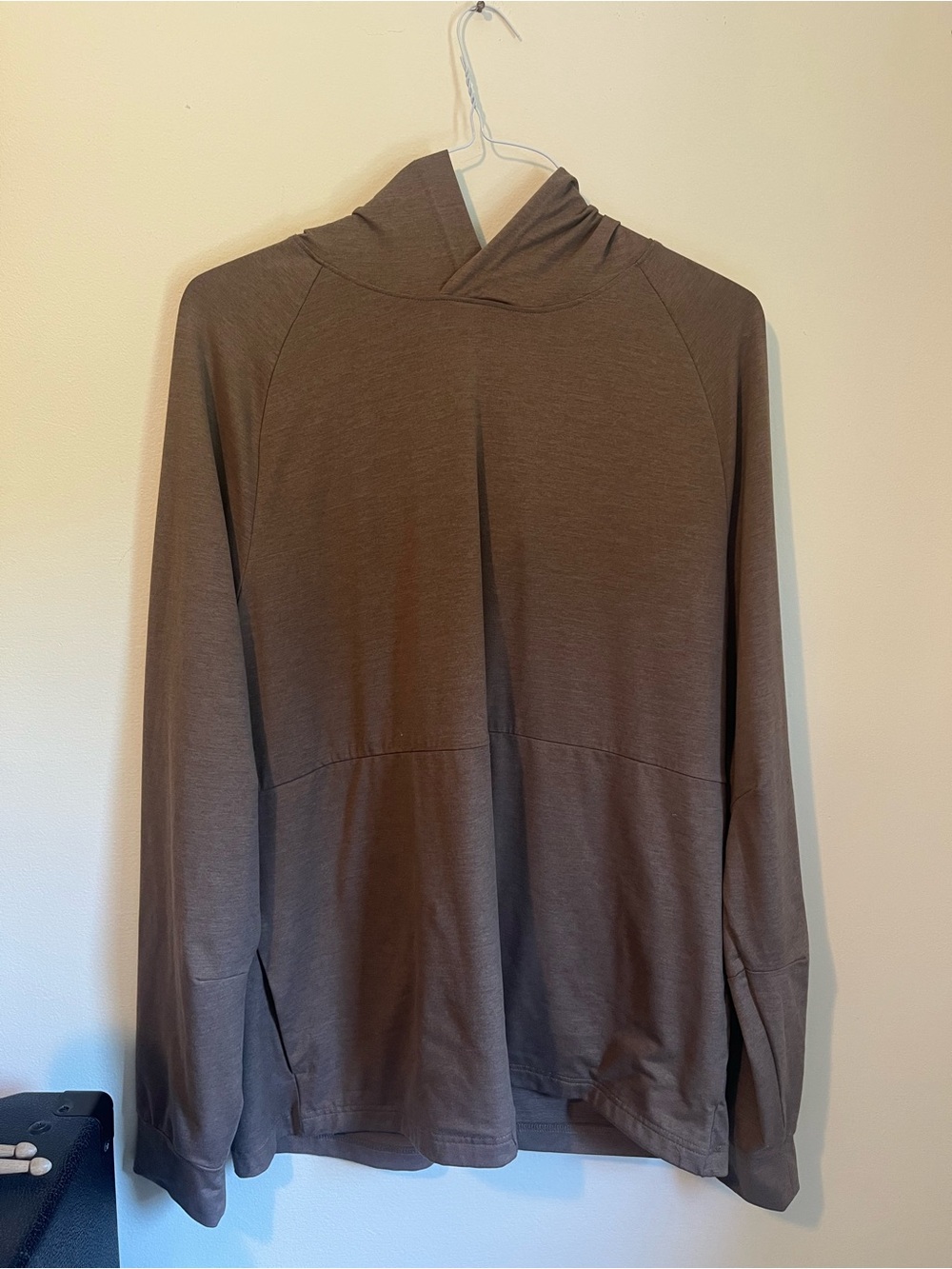 Brown Lightweight Hooded Pullover